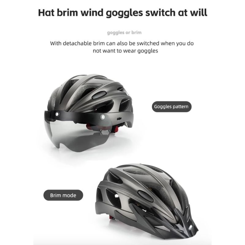 ROCKBROS kask rowerowy ultralekki design oddychający EPS kask szosowy z systemem wentylacji i soczewki