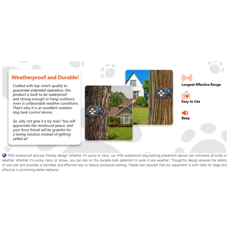 Ultrasoniczny Trener Psów: Urządzenie Zapobiegające Szczekaniu, Cichy Trening, Kontrola Hałasu – Anti Barking Device