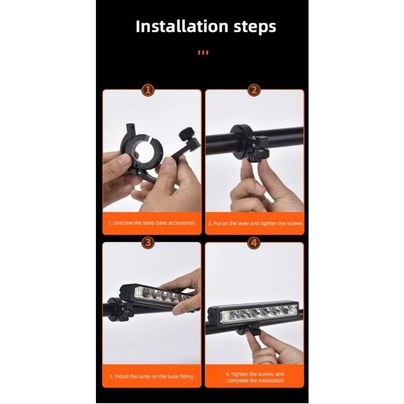 Reflektor rowerowy LED 5200 lumenów przednie LED oświetlenie rowerowe USB Typ-C MTB akcesoria jazda nocna