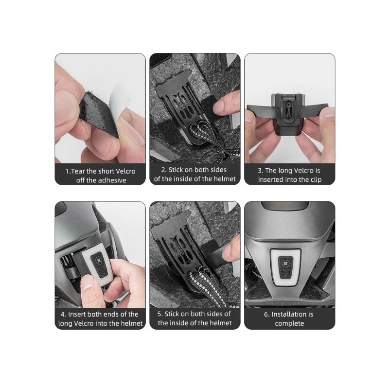 ROCKBROS kask rowerowy ultralekki z oświetleniem LED dla bezpieczeństwa i komfortu jazda na rowerze gogle magnetyczne