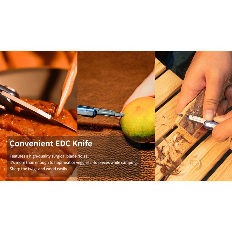 Wuben E62 Wielofunkcyjne pióro LED EDC 130 lumenów długi czas pracy różne tryby oświetlenia outdoorowe