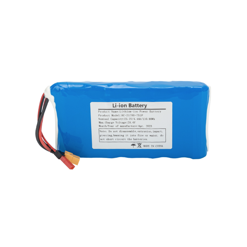 Akumulator 21700-7S1P-25.2V 5C bateria do deskorolki o dużej pojemności 4000-5000mAh z zaawansowaną ochroną