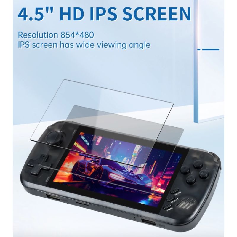 Przenośna konsola do gier POWKIDDY X39Pro ekran IPS 4 3 calowy wsparcie PS1 retro gaming duży ekran