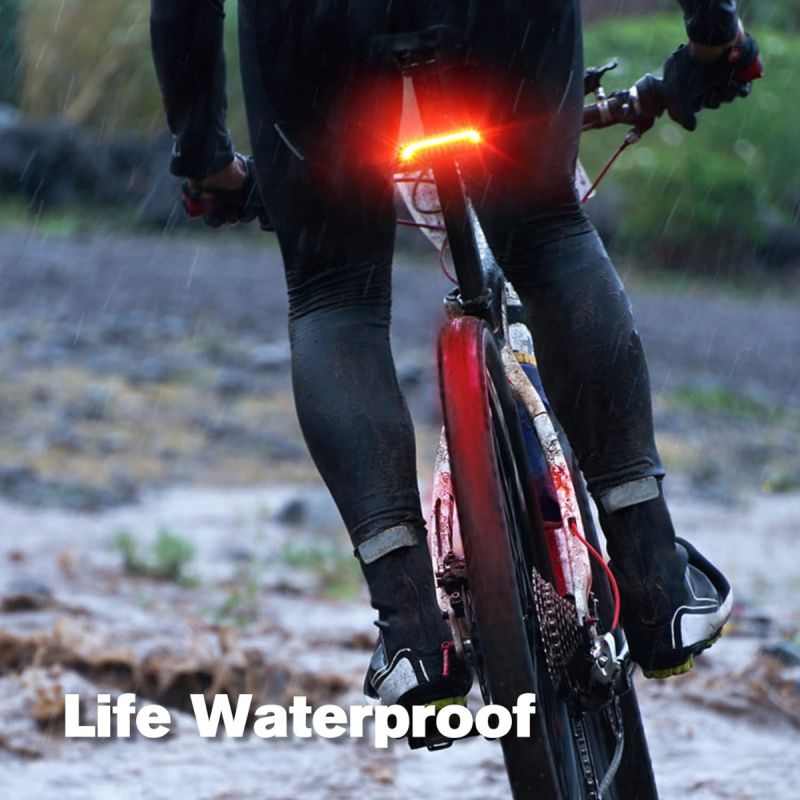 Meilan X5 Inteligentna lampka rowerowa: kierunkowskazy, stop, pilot. USB, bezpieczeństwo.