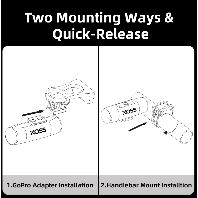 XOSS XL-1200 lampka rowerowa 1200 lumenów ładowanie Type-C wodoodporna do jazdy nocnej akcesoria rowerowe