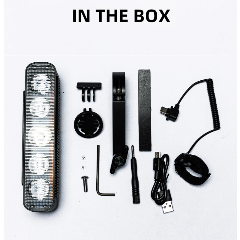 XOSS XL3000 lampa rowerowa wodoodporna 3000 lumenów akumulatorowa TypeC dla bezpieczeństwa nocne jazdy