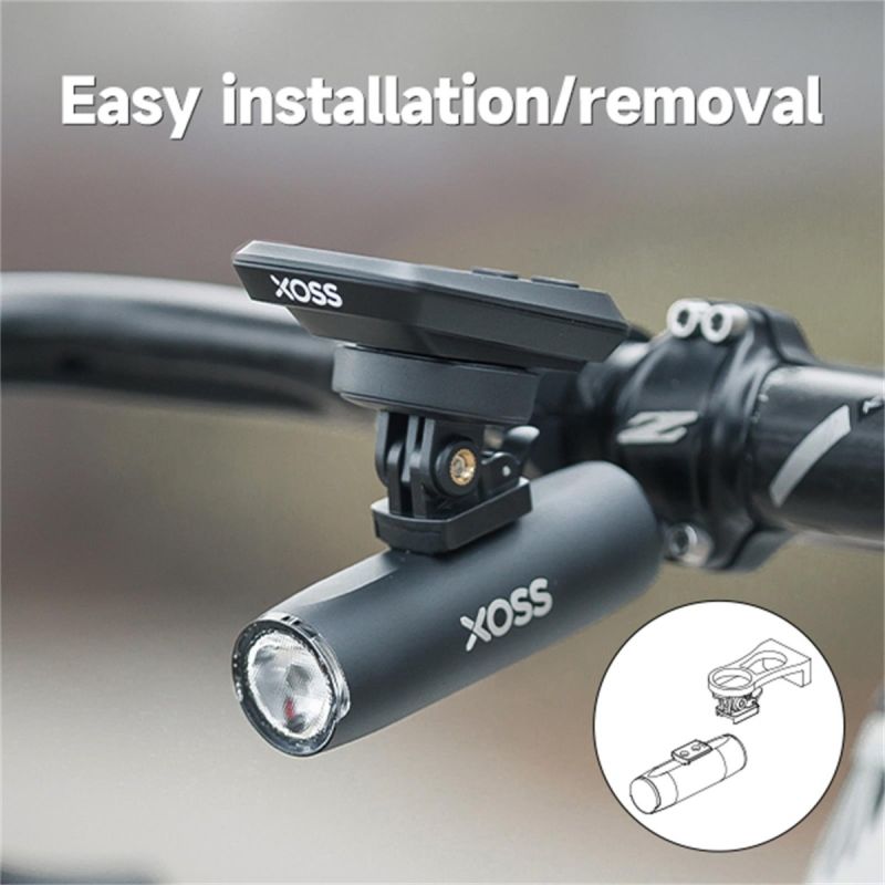XOSS Bike Light Reflektor 800Lm Wodoodporny USB Akumulator MTB Przednia Lampa LED Bezpieczeństwo Jazdy Nocnej
