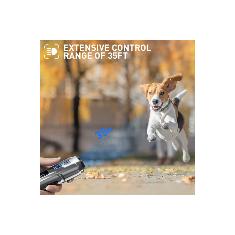 Ultradźwiękowy odstraszacz psów Anti Barking z latarką LED humanitarna modyfikacja zachowań zwierząt