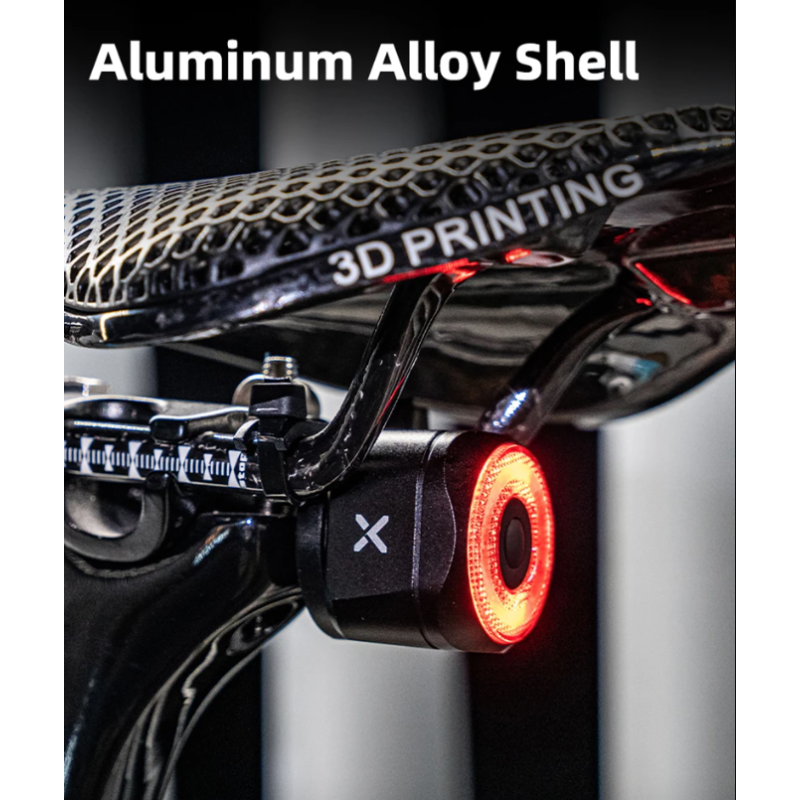 XOSS XR Pro - inteligentne tylne światło roweru z detekcją hamowania i ładowaniem LED wodoodporne CE