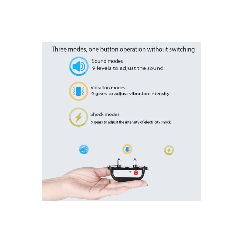 Bezprzewodowe Elektroniczne Ogrodzenie dla Zwierząt z Kolorowym Ekranem Inteligentne Urządzenie do Szkolenia Psów