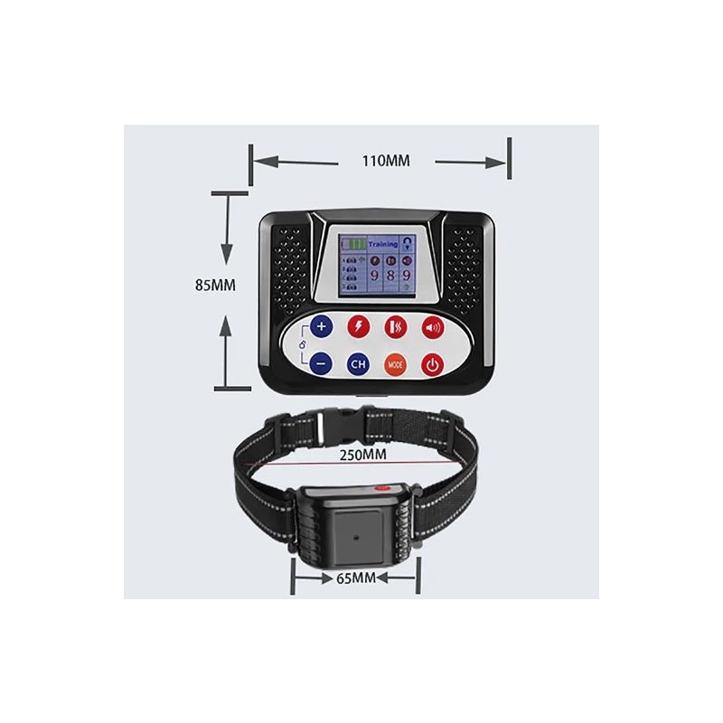 Bezprzewodowe Elektroniczne Ogrodzenie dla Zwierząt z Kolorowym Ekranem Inteligentne Urządzenie do Szkolenia Psów