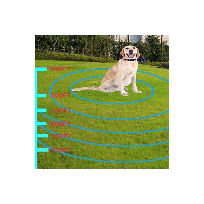 Bezprzewodowe Elektroniczne Ogrodzenie dla Zwierząt z Kolorowym Ekranem Inteligentne Urządzenie do Szkolenia Psów