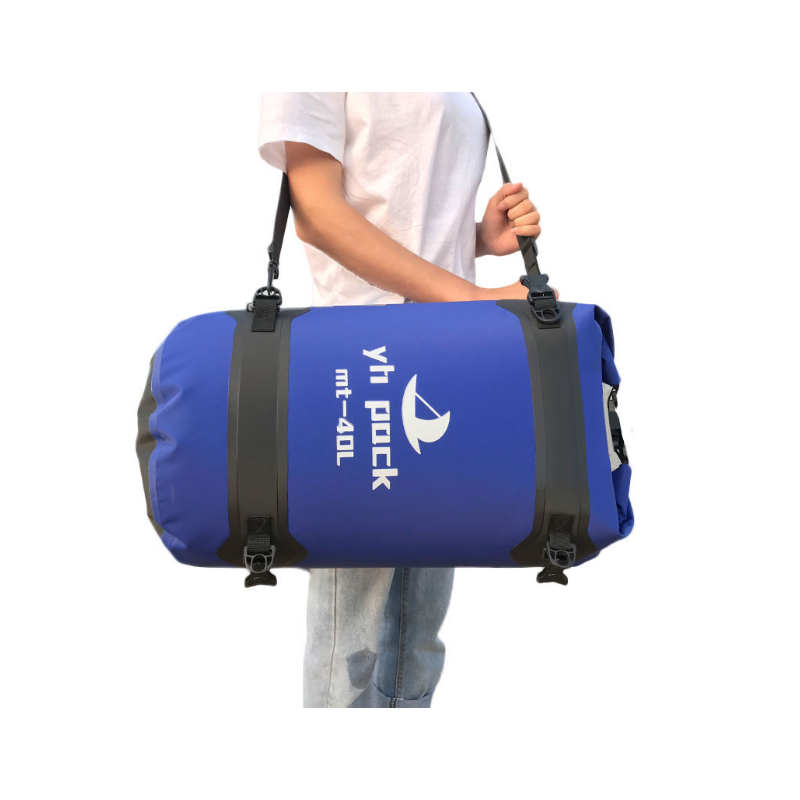 Torba motocyklowa 40/80L Wodoodporna Sucha Bagażnik Rowerowy PVC 500D MTB Podróżna