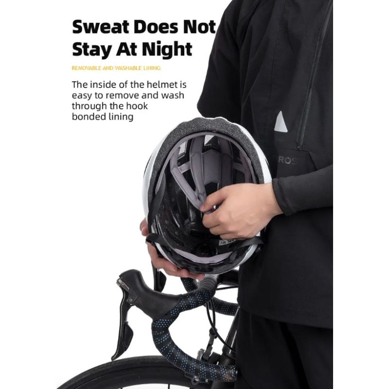 ROCKBROS kask rowerowy z tylne światło LED ultralekki design bezpieczeństwo jazdy na rowerze wodoodporny