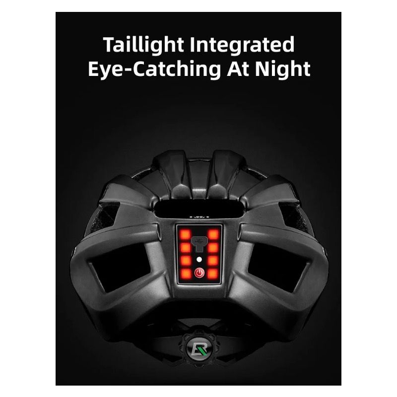 ROCKBROS kask rowerowy z tylne światło LED ultralekki design bezpieczeństwo jazdy na rowerze wodoodporny