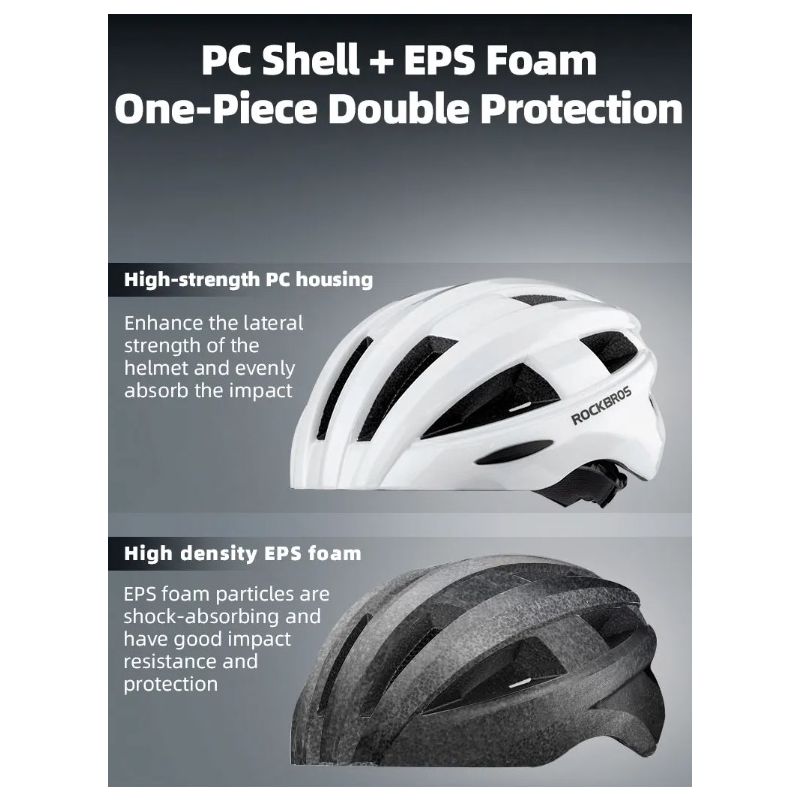 ROCKBROS kask rowerowy z tylne światło LED ultralekki design bezpieczeństwo jazdy na rowerze wodoodporny