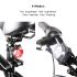 Lekki Rowerowy USB HJ-030 nowoczesne oświetlenie rowerowe 3 LED kompaktowy wodoodporny z ładowaniem USB