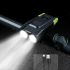 Lampy rowerowe Swiatla 2400 lumenów USB ładowanie wodoodporność IPX6 sześć trybów inteligentny tryb jazda nocna