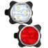 Lekki Rowerowy USB HJ-030 nowoczesne oświetlenie rowerowe 3 LED kompaktowy wodoodporny z ładowaniem USB