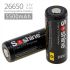 Baterie Soshine 26650 5500mAh 3.7V Li-ion 2 Pack wysoka wydajność długotrwałość ochrona PCB idealna do elektroniki