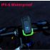 Lampy rowerowe Swiatla 2400 lumenów USB ładowanie wodoodporność IPX6 sześć trybów inteligentny tryb jazda nocna