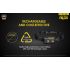 Nitecore NU25 XP-G2 S3 LED czołówka 360 lumenów ładowalna lekka lampka outdoorowa z akumulatorem USB
