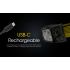 NITECORE NU25 latarka czołowa 400 lumenów USB-C lekka akumulator outdoor bieganie na orientację biwak