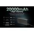 NITECORE CARBO 20000 mobilny powerbank 20000mAh szybkie ładowanie PD QC IPX5 włókno węglowe przygody