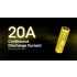 NITECORE NL2160HP 6000mAh 21700 Lekka Kompaktowa Ładowalna Bateria USB-C Idealna do Podróży i Fotografii