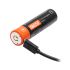 Akumulator 18650 2600mAh 3.7V z Micro USB długotrwałe źródło energii wysoka jakość niezawodna wydajność