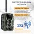 HC801M kamera do dzikiej przyrody 20MP 1080P noktowizja szeroki kąt widzenia 2G MMS SMS SMTP zdalne zarządzanie