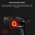 MEROCA MX2 inteligentny czujnik światła hamulca LED COB aluminiowy rower górski IPx6 USB bezpieczeństwo nocą