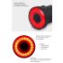 Xlite100 Inteligentna Tylna Lampa Rowerowa USB Super Jasne Diody LED COB Bezpieczeństwo Rowerowe Tryby Automatyczne