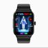 ET540 Glukoza/EKG Smartwatch Fitness Tracker: BT Połączenia, Tętno, Ciśnienie, Temp., Tlen, Całodobowe Monitorowanie dla Zdrowia