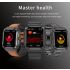 ET550 Inteligentny zegarek Glukoza we krwi EKG Temperatura ciala Cisnienie krwi Tlen we krwi Tetno Polaczenie Bluetooth Fitness Tracker
