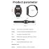 ET550 Inteligentny zegarek Glukoza we krwi EKG Temperatura ciala Cisnienie krwi Tlen we krwi Tetno Polaczenie Bluetooth Fitness Tracker