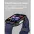 ET570 Inteligentny Zegarek Glukozy we Krwi EKG Tętna Ciśnienia Krwi Smartwatch