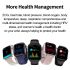 ET570 Inteligentny Zegarek Glukozy we Krwi EKG Tętna Ciśnienia Krwi Smartwatch