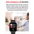 ET570 Inteligentny Zegarek Glukozy we Krwi EKG Tętna Ciśnienia Krwi Smartwatch