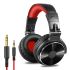 Oneodio Pro-10 przewodowe profesjonalne Studio Pro DJ sluchawki z mikrofonem na ucho Monitor HiFi muzyczny zestaw sluchawkowy sluchawki do telefonu PC-czerwony&czarny