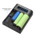 YONII D4 LCD 4 gniazdo 18650 ladowarka do 18650 21700 26650 bateria litowa AA AAA Ni-mh