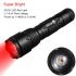 Latarka UltraFire WF-502B.2 z czerwonym światłem LED idealna do astronomii i wędrówek wodoodporna IPX65