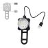 Lekki Rowerowy USB HJ-030 nowoczesne oświetlenie rowerowe 3 LED kompaktowy wodoodporny z ładowaniem USB