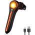 Smart Lampka Rowerowa Tylna USB-C, Super Jasna LED do Kolarstwa, Bezpieczna Jazda!
