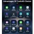 CarlinKit Smart TV Box CarPlay Android 13 przewodowy do bezprzewodowego z YouTube Netflix multimedialna rozrywka
