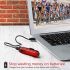 Ultra jasne tylne światło roweru USB LED kompaktowe akcesoria rowerowe wodoodporność IPX4 bezpieczeństwo jazdy