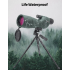 25-75x60 luneta z zoomem obiektyw ED potężny monokularowy teleskop pryzmatowy Bak4 do obserwacji ptaków na świeżym powietrzu na kempingu