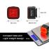Enfitnix Cubelite III inteligentne światło tylne ultra jasne LED 30 lumenów kompaktowy design USB dla rowerzystów