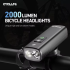 CYCLAMI BR2000 Mocna Lampka Rowerowa 2000lm USB-C Type-C. Idealna na MTB i Szosę. Bezpieczeństwo!