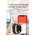 E500 Smartwatch Glukoza Krwi, EKG, Ciśnienie, Temperatura Ciała. IP68 Wodoodporny Monitor Fitness dla Mężczyzn